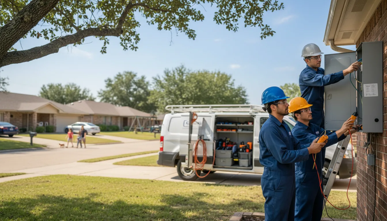 Certified electrician providing emergency electrical services in Cross, SC